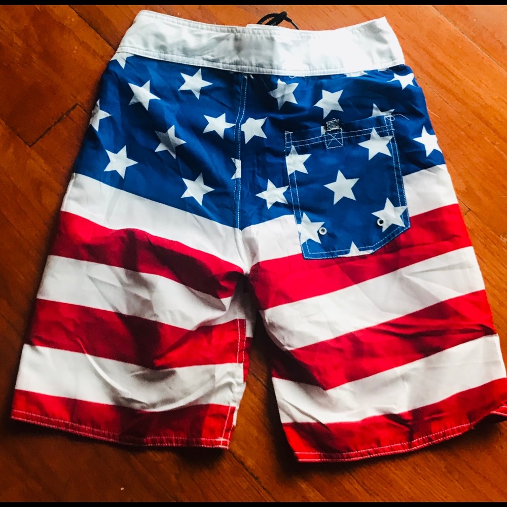 Austinbem American Flag Swim Shorts